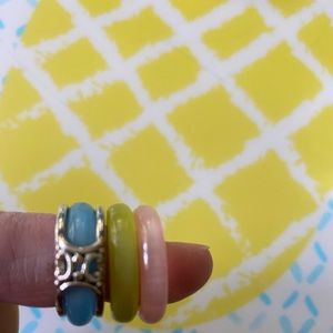 3 ring with 3 color choice bands